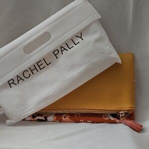 Rachel Pally Yellow and Orange Reversible Clutch